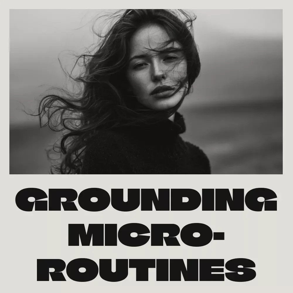 Grounding Micro-Routines Checklist | Digital Download for Mindfulness, Stress Relief & Daily Self-Care