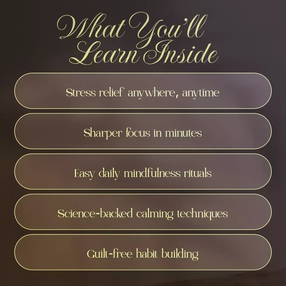 Pause Power: Micro-Meditations for Busy Women | Digital Download Guide for Stress Relief, Mindfulness & Daily Calm | Micro-Meditations for Busy People