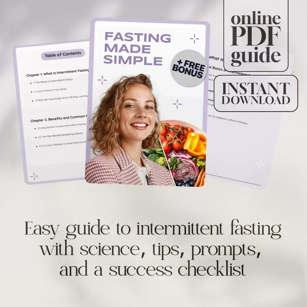 Fasting Made Simple | Intermittent Fasting for Weight Loss Guide with Benefits, AI Prompts & Success Tips