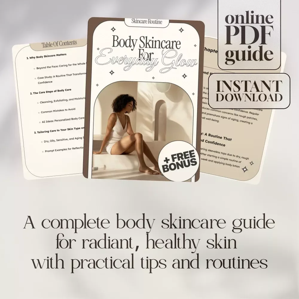 Body Skincare for Everyday Glow | Complete Digital Guide to Full-Body Skincare, Step-by-Step Routines & Confidence-Boosting Habits