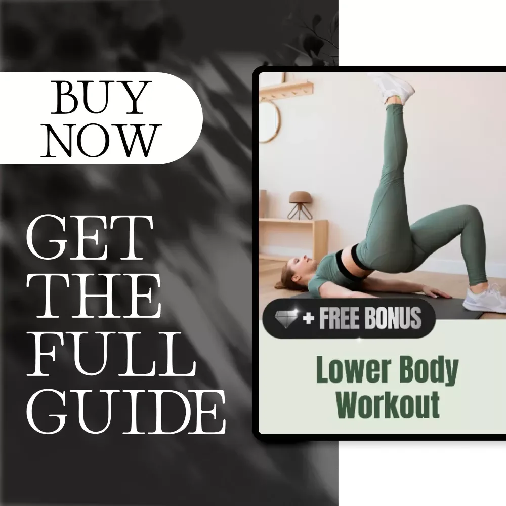 Lower Body Workout Guide | Digital Download eBook | Strength Training, Squats, Fitness Motivation & AI Tweaks