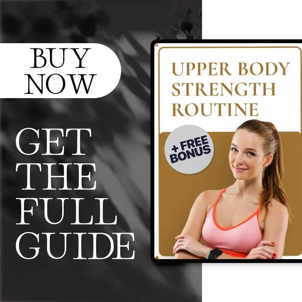 Upper Body Strength Routine | Printable Workout Guide for Building Muscle, Boosting Confidence & Tracking Progress | Digital Fitness Download