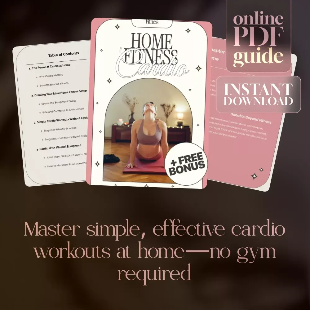 Home Fitness Cardio | At-Home Cardio eBook for Beginners to Intermediate | Simple No-Equipment Workouts, AI-Powered Training Plans & Motivation Tips