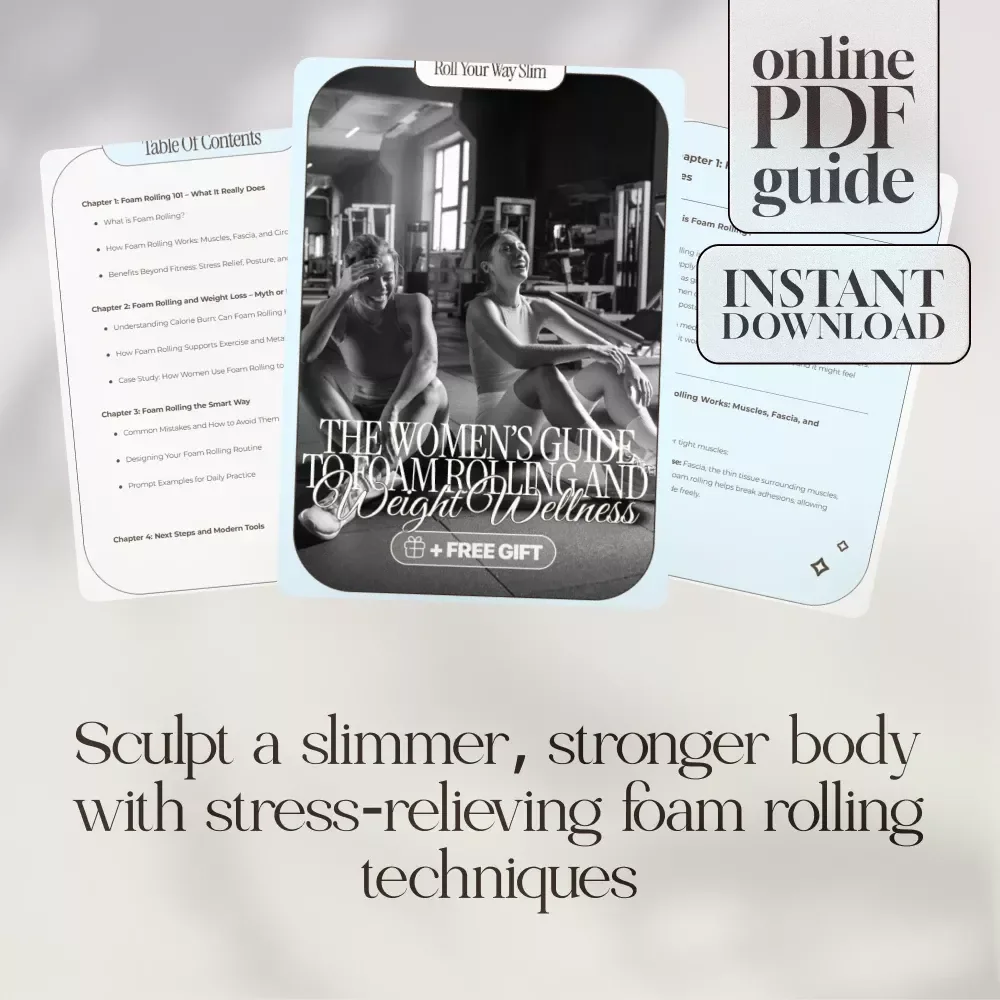 Roll Your Way Slim: The Women’s Guide to Foam Rolling and Weight Wellness | Digital Download eBook Guide for Women | Can Foam Rolling Help Lose Weight