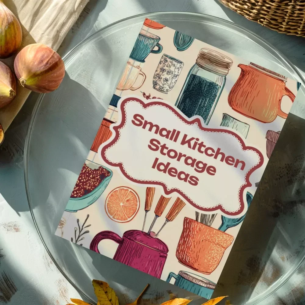 Small Kitchen Storage Ideas Checklist | Digital Download Guide for Space-Saving Solutions & Organization