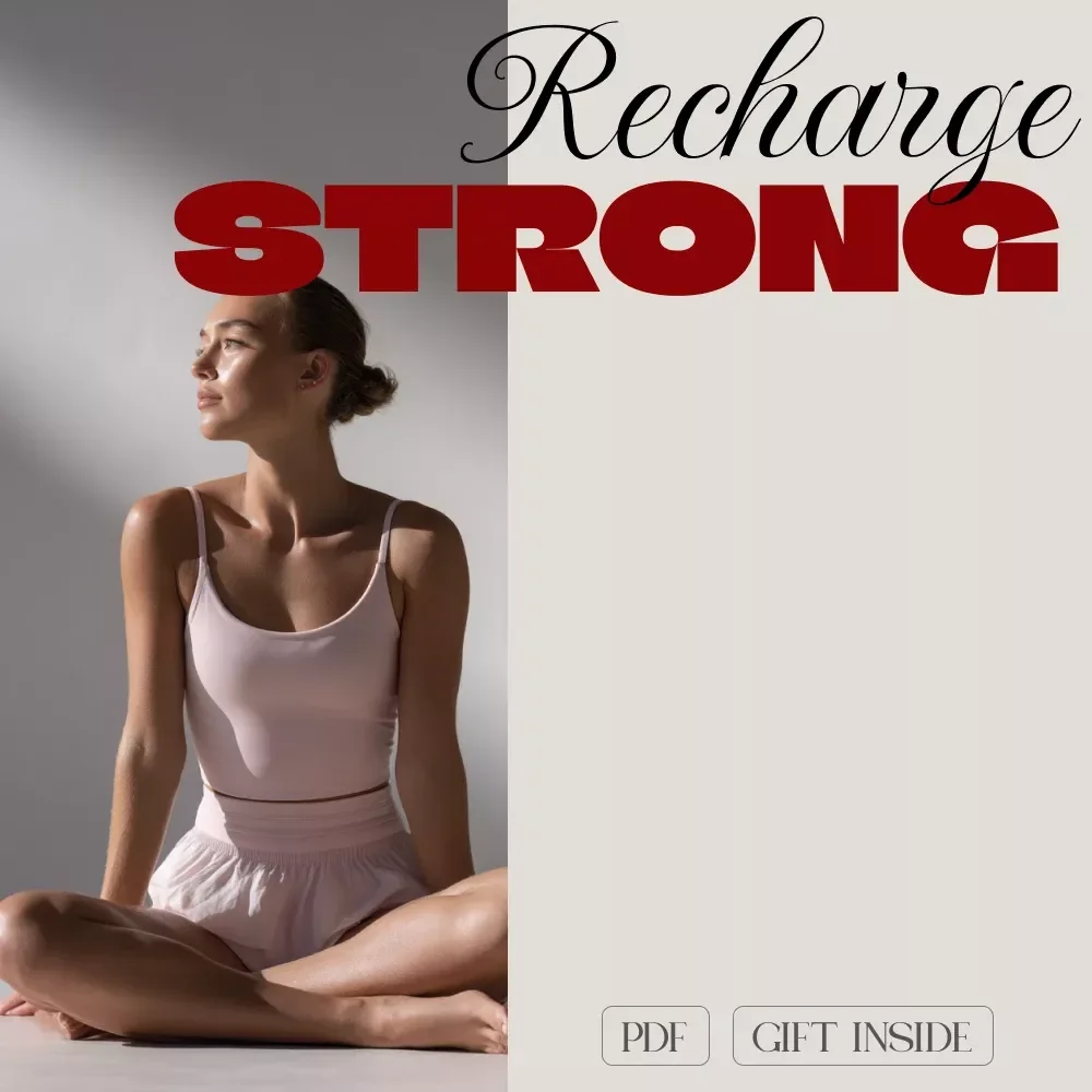 Recharge Strong | Post-Workout Recovery Guide for Women | Digital Download eBook & Checklist