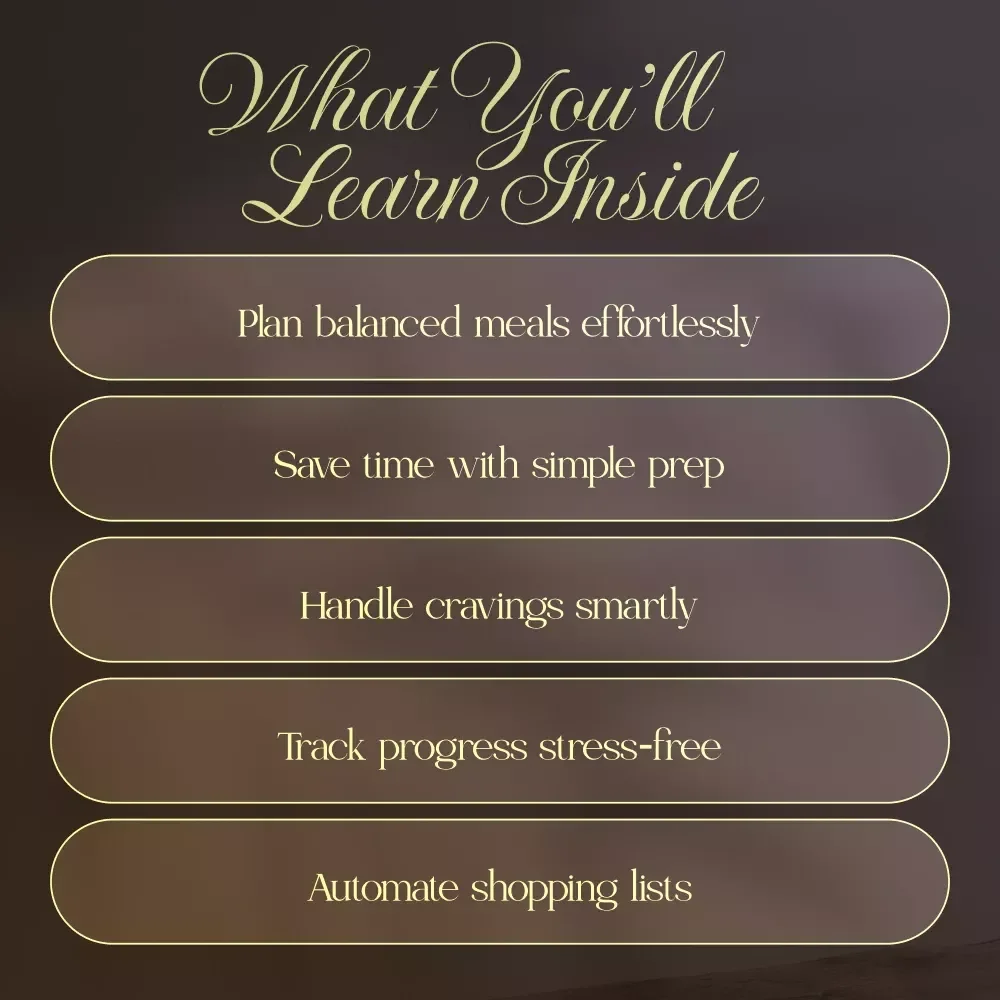 Smart Healthy Meal Planner | Digital Download Guide for Weekly Meal Planning, Balanced Nutrition, Simple Prep & AI Tools