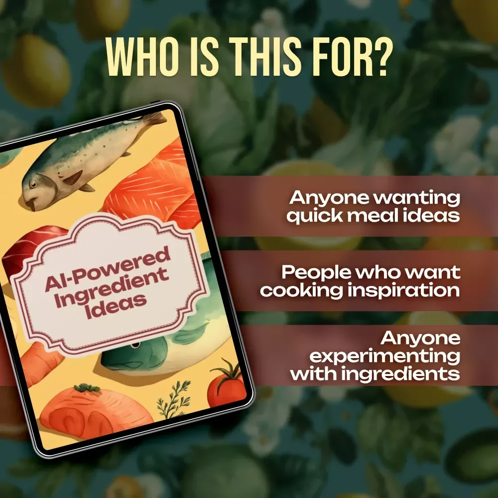AI-Powered Ingredient Ideas | Digital Download Checklist | What Can I Cook With Ingredients I Have With AI | Recipe Inspiration Guide