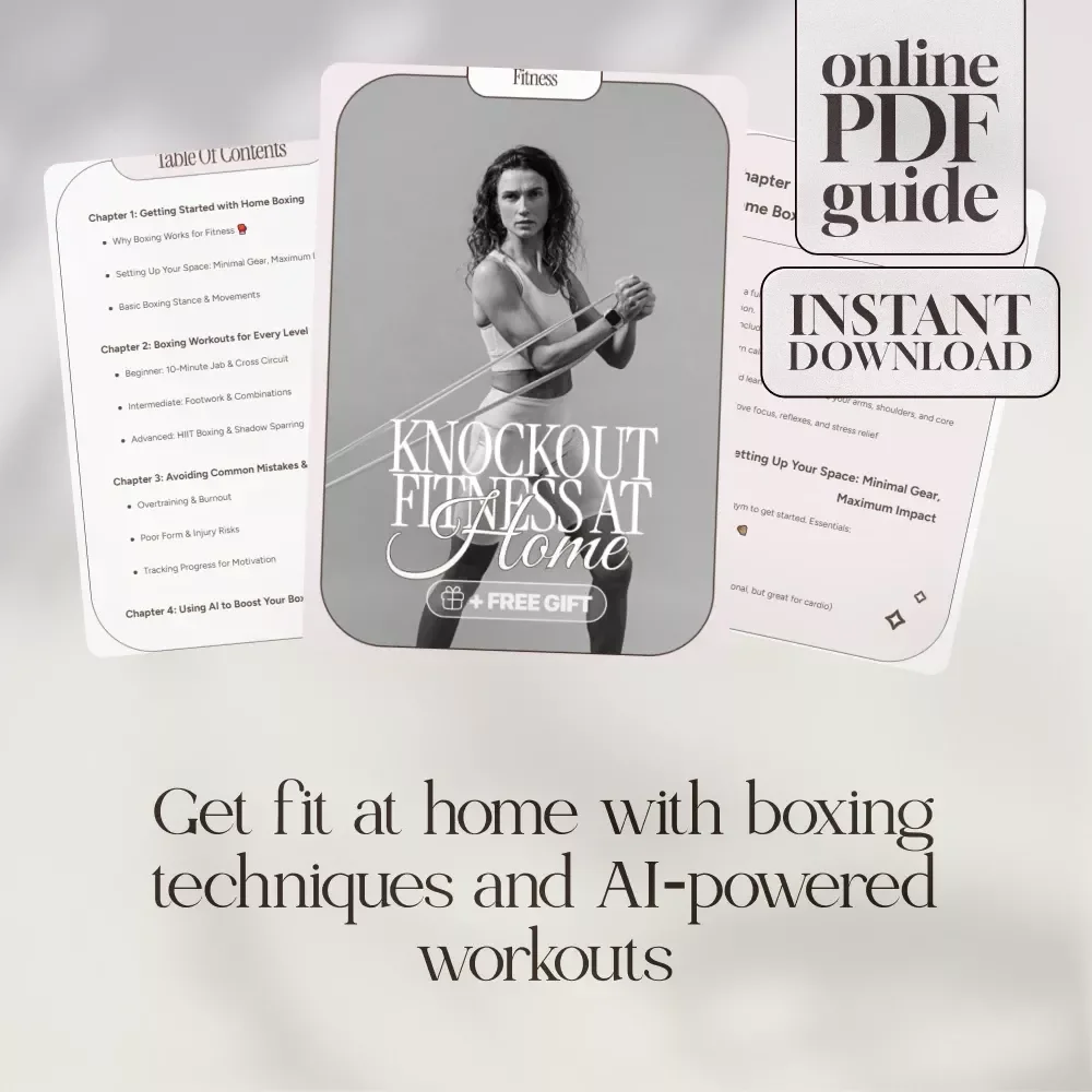 Knockout Fitness at Home: Ultimate Guide for Boxing at Home for Fitness, Workouts, and AI-Enhanced Training