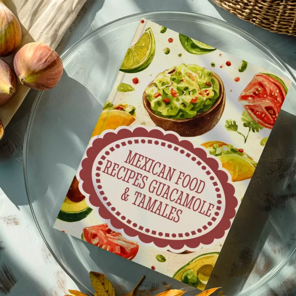 Mexican Food Recipes Guacamole & Tamales | Authentic Mexican Cookbook Digital Download | eBook with Traditional & Modern Recipes