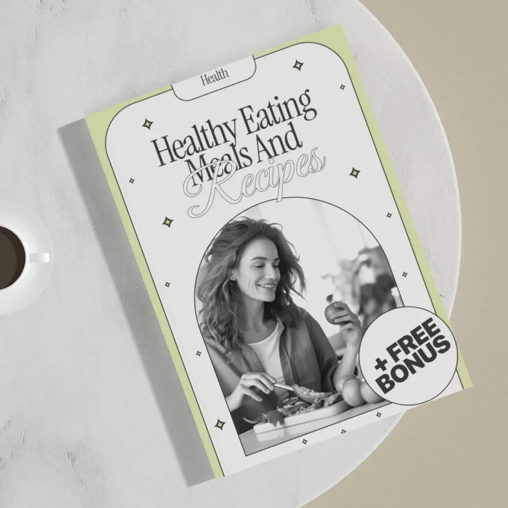 Healthy Eating Meals and Recipes eBook | Digital Download Guide with Meal Plans, Easy Recipes, and AI Meal Planning Tools for Balanced Nutrition