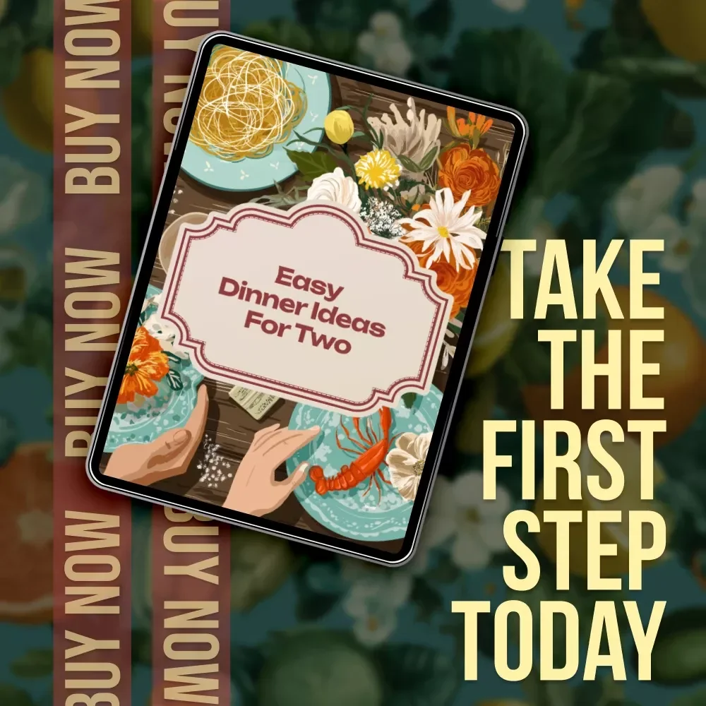 Easy Dinner Ideas for Two Checklist | Quick & Easy to Cook Dinner for Two Recipes | Digital Download