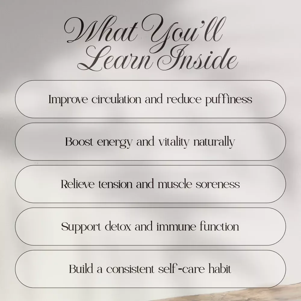 Roll & Flow: A Woman’s Guide to Boosting Lymphatic Health with Foam Rolling | Digital Download eBook | Women’s Wellness Guide | Does Foam Rolling Help with Lymphatic Drainage