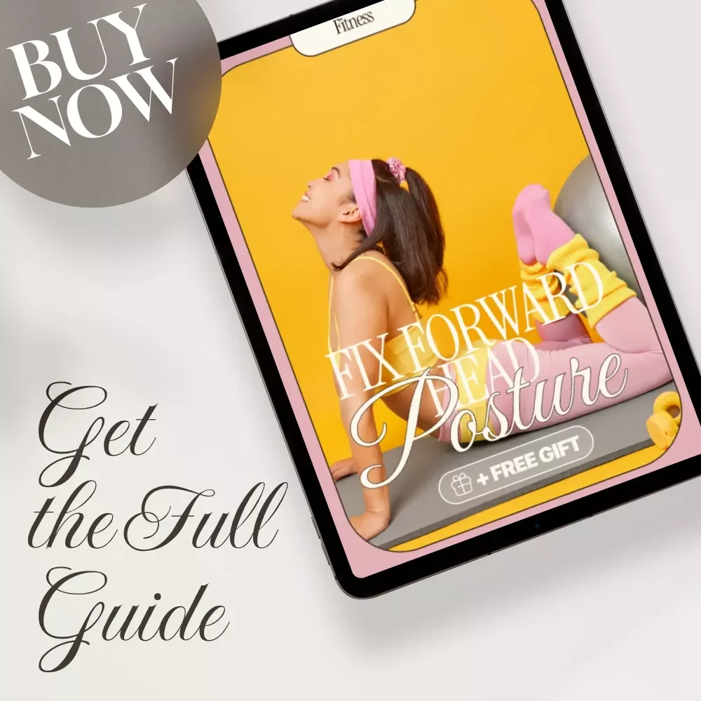 Fix Forward Head Posture Guide – Digital Download eBook, Checklist & Exercises for Neck, Shoulder & Upper Back Alignment, AI Tools for Posture Improvement