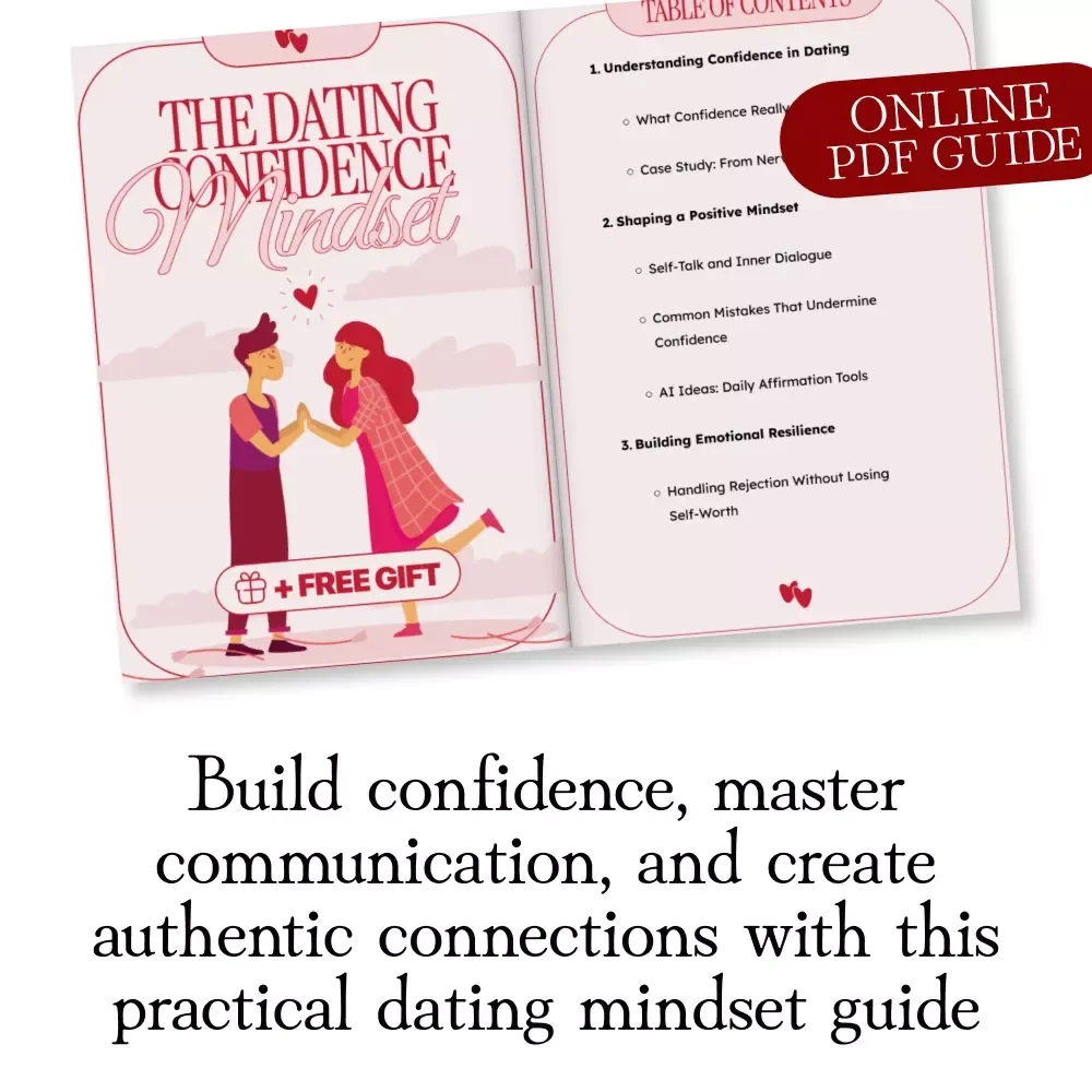 The Dating Confidence Mindset | Self-Help eBook for Men & Women | Digital Download Guide for Building Confidence, Authentic Communication & Emotional Resilience in Dating