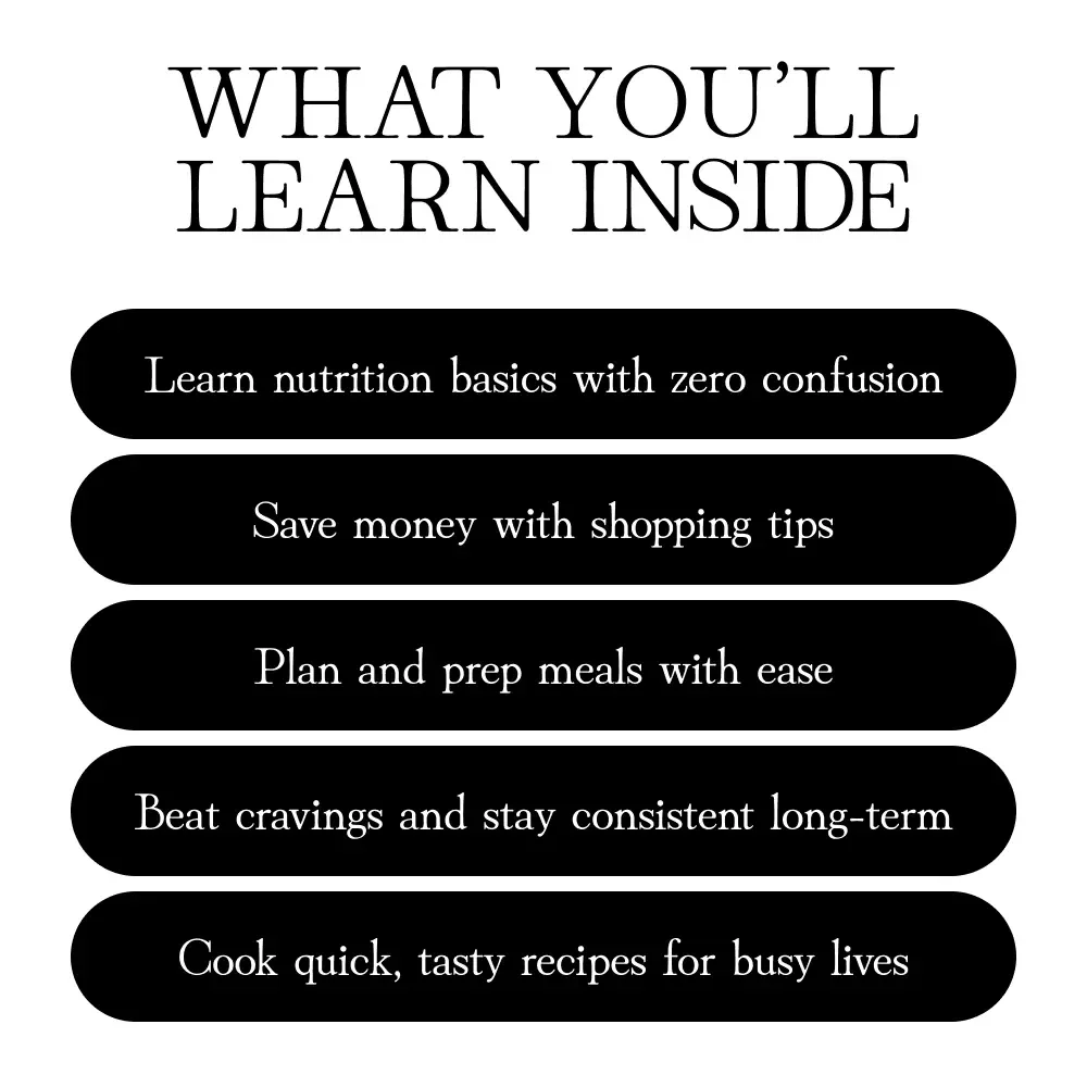 Your Easy Guide to Starting Healthy Eating | Beginner Friendly Healthy Eating eBook, Meal Prep & Nutrition Guide, Digital Download Checklist