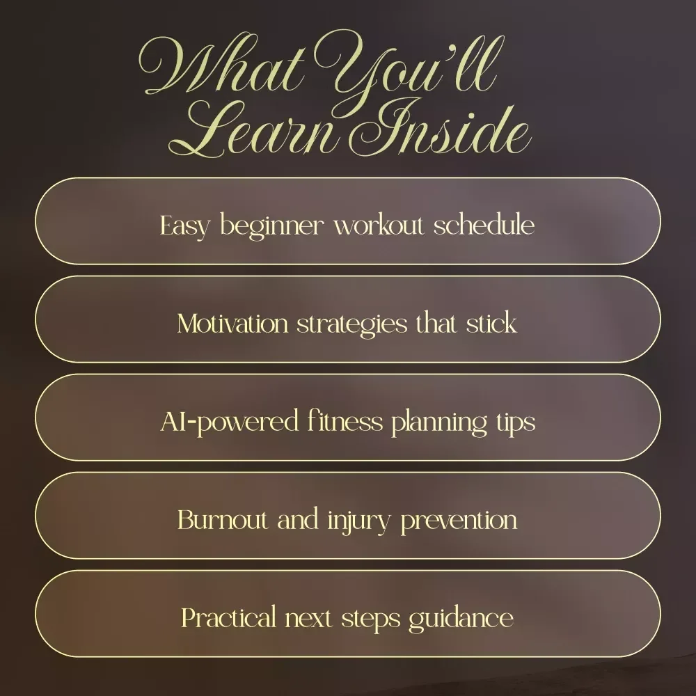Building a Fitness Routine That Sticks | Digital Guide for a Fitness Schedule for Beginners