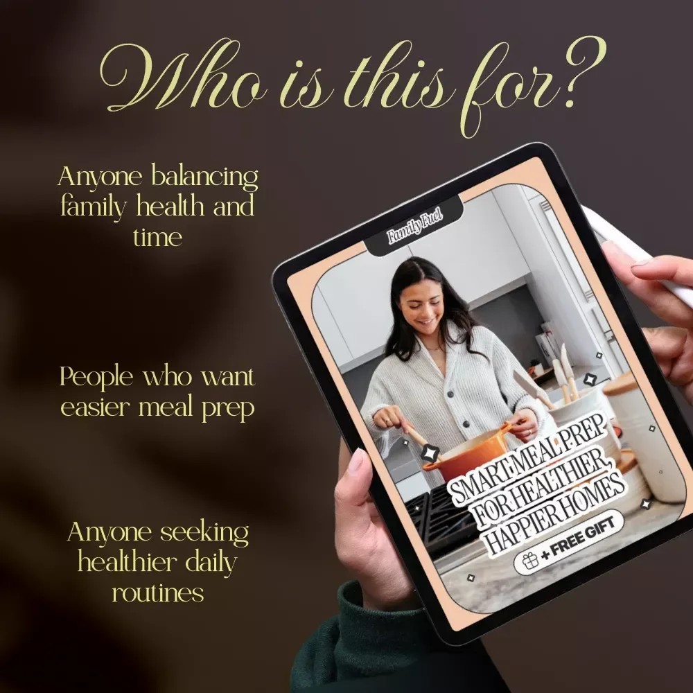 Family Fuel: Smart Meal Prep for Healthier, Happier Homes | Digital eBook Guide for Family Health Meal Prep, Meal Planning & Time-Saving Cooking Strategies