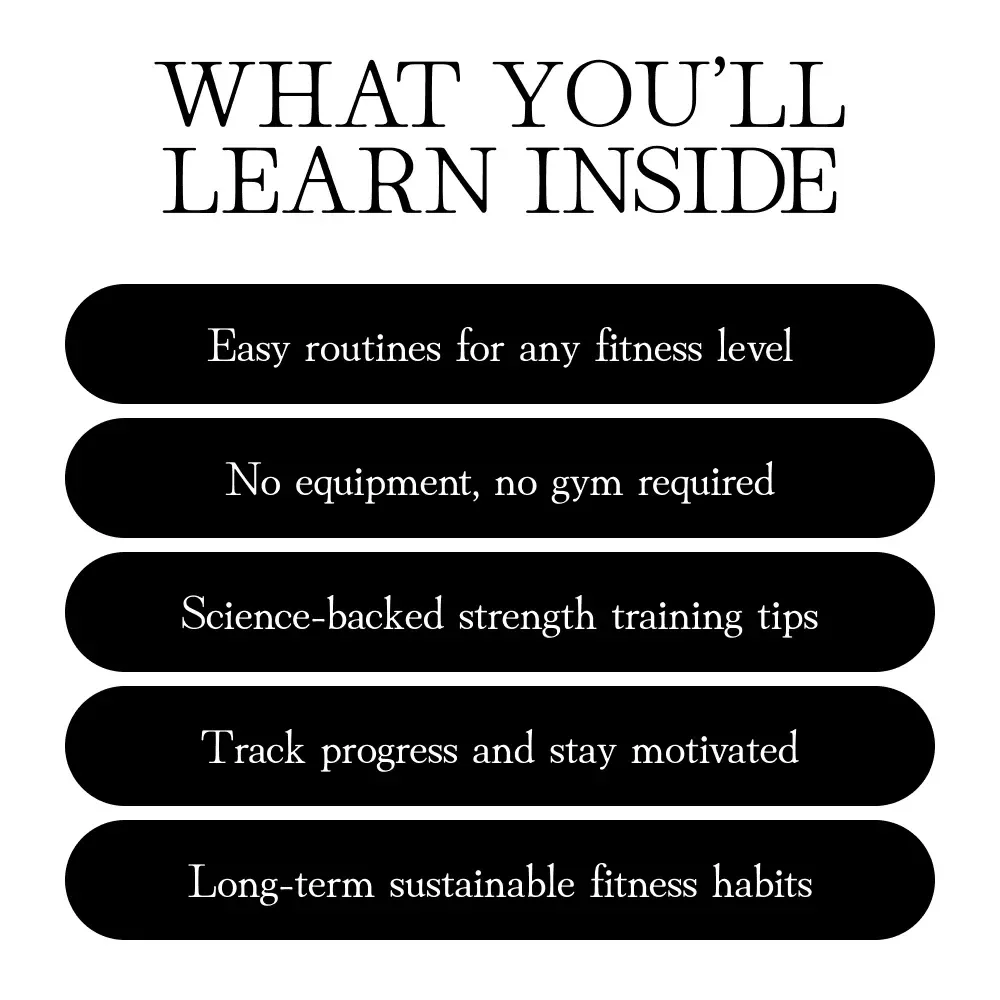 Complete Bodyweight Workout Guide | Digital Download eBook for At Home Fitness, Strength Training, Calisthenics, and Bodyweight Exercises