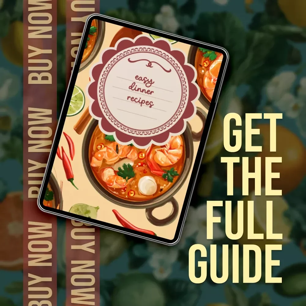 Easy Dinner Recipes Guide | Quick and Simple Meals | 15-Minute Dinners | One-Pot Wonders | Healthy, Low-Calorie, Vegan & Vegetarian Options | AI Meal Planning Tips & Kitchen Hacks