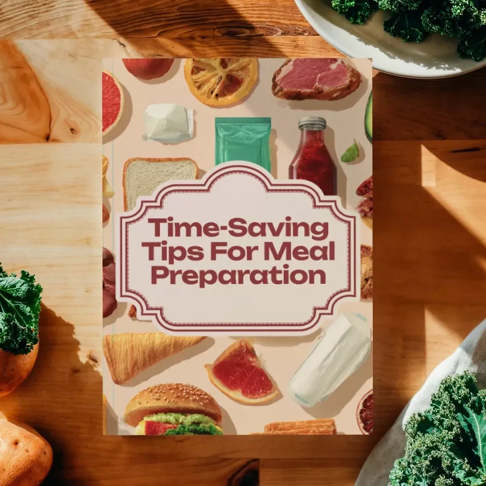 Time-Saving Tips for Meal Preparation Checklist | Meal Prep Guide, Digital Download, Kitchen Organization & Cooking Hacks for Busy People