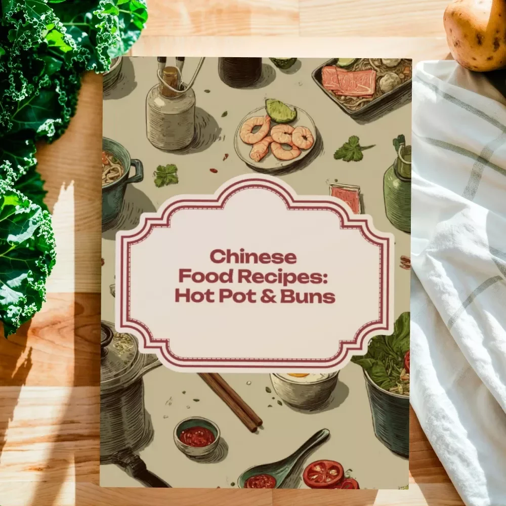 Chinese Food Recipes: Hot Pot & Buns eBook | Authentic Chinese Cooking Guide, Easy Recipes, Steamed Buns, Shengjianbao, Mantou, Hot Pot Broth Variations, AI Cooking Tips