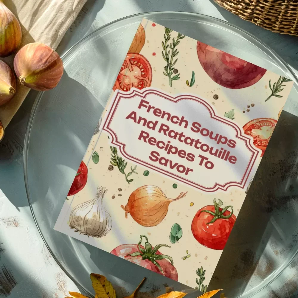 French Soups and Ratatouille Recipes to Savor | French Soup eBook | Ratatouille Guide | Digital Download for Cooking, Recipes, and Pairings