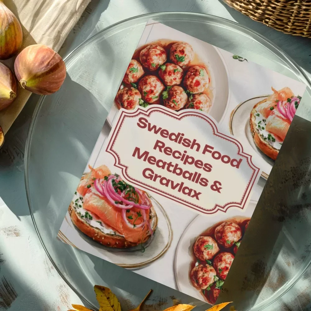 Swedish Food Recipes Meatballs & Gravlax | Authentic Swedish eBook | Scandinavian Cooking Guide | Digital Download