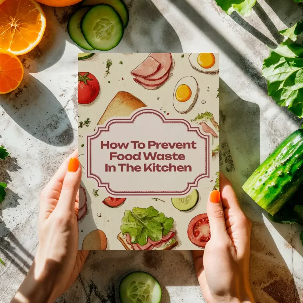 How to Prevent Food Waste in the Kitchen Checklist | Digital Download Guide, Eco-Friendly Sustainable Living, Zero Waste Kitchen Printable