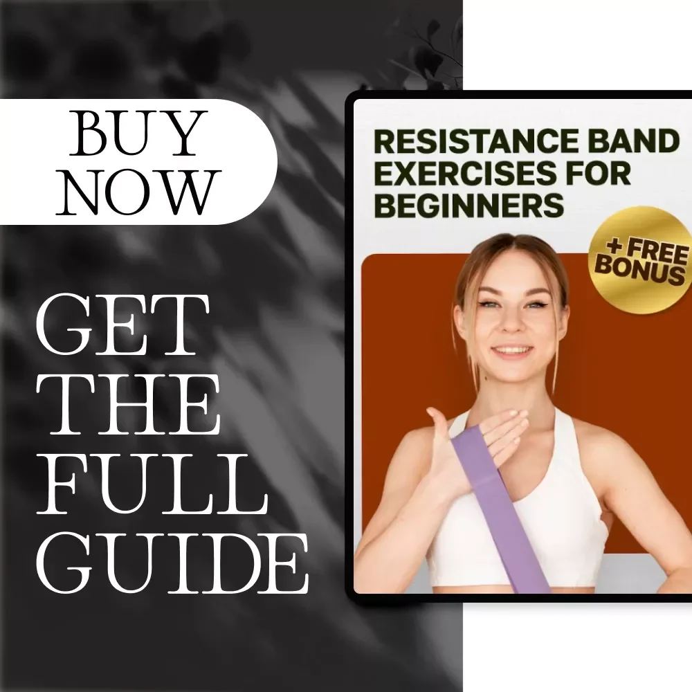 Resistance Band Exercises for Beginners | Printable Fitness Guide, Digital Download, Home Workout Routine, Beginner-Friendly eBook