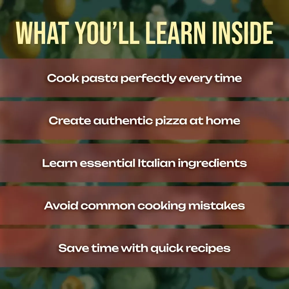 La Dolce Pasta & Pizza: Mastering Italian Classics at Home | Italian Food Recipes Pasta & Pizza eBook