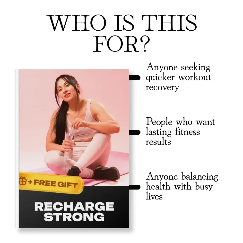 Recharge Strong | Post-Workout Recovery Guide for Women | Digital Download eBook & Checklist