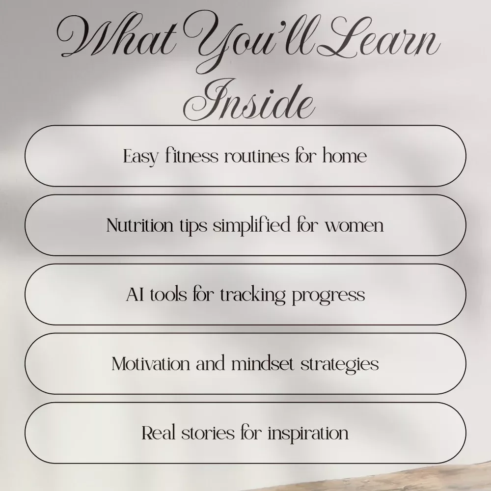 Fit & Fierce: Your At-Home Guide to Losing Weight and Loving Your Body | Fitness at Home to Lose Weight Ebook