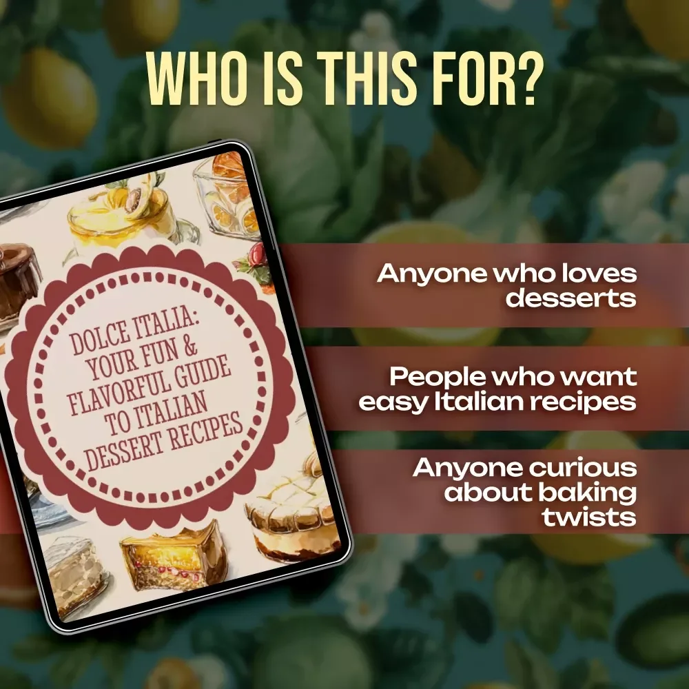 Dolce Italia: Your Fun & Flavorful Guide to Italian Dessert Recipes | Italian Food Recipes Desserts eBook Download