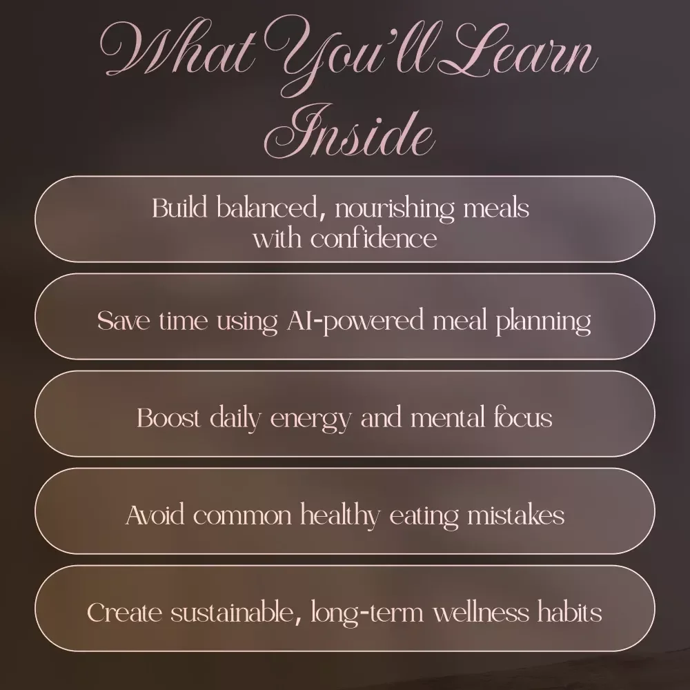 Eat Smart, Live Better: Healthy Eating Plan | Digital Healthy Eating Guide, Meal Planning eBook, Nutrition Checklist for Balanced Diet & Sustainable Wellness