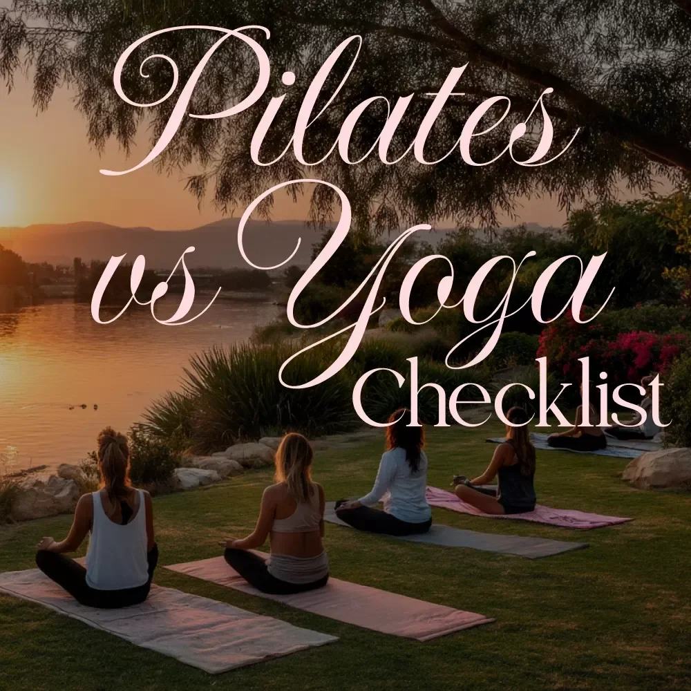 Pilates vs Yoga: Quick-Action Checklist | Digital Download Guide, eBook, Fitness & Wellness Printable, Mindful Exercise Journal Companion