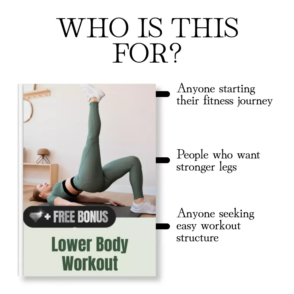Lower Body Workout Guide | Digital Download eBook | Strength Training, Squats, Fitness Motivation & AI Tweaks