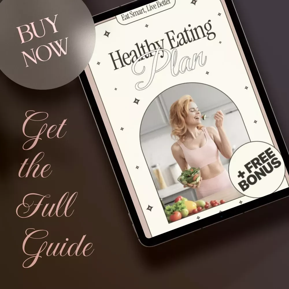 Eat Smart, Live Better: Healthy Eating Plan | Digital Healthy Eating Guide, Meal Planning eBook, Nutrition Checklist for Balanced Diet & Sustainable Wellness