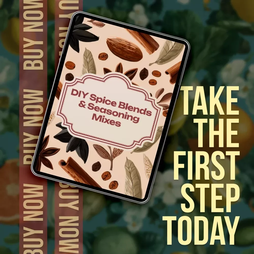 DIY Spice Blends & Seasoning Mixes Checklist | Digital Download Guide for Homemade Spices, Seasoning Recipes, Cooking & Kitchen Organization