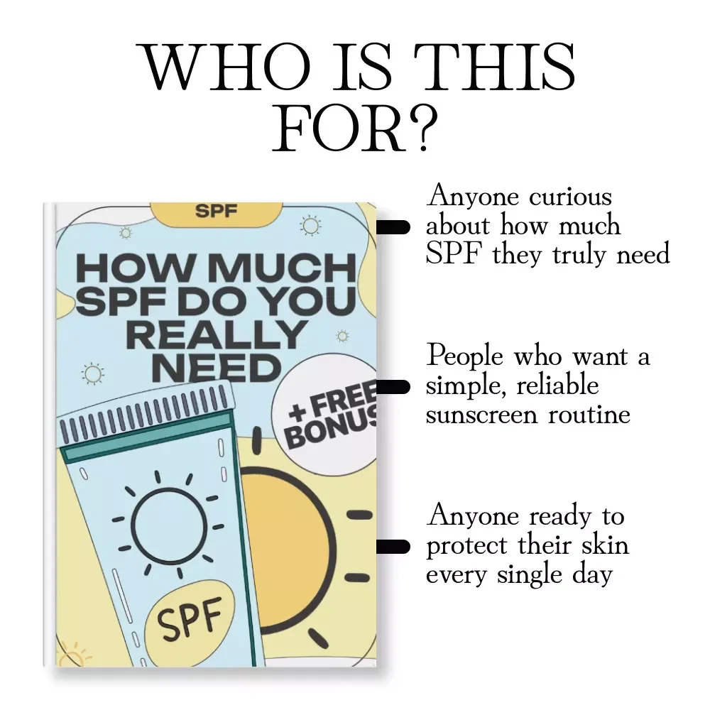 How Much SPF Do You Really Need | Digital Guide to Sun Protection, Sunscreen Routine, and Everyday SPF Skincare Tips (Instant Download)