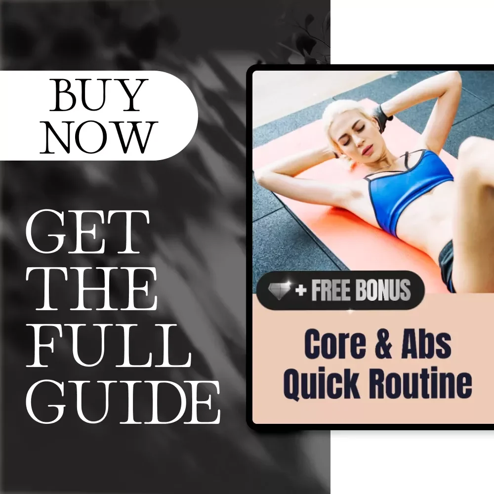 Core & Abs Quick Routine | 10-Minute Core Strength Guide for Toned Abs, Better Posture & Everyday Energy | Printable Digital Download