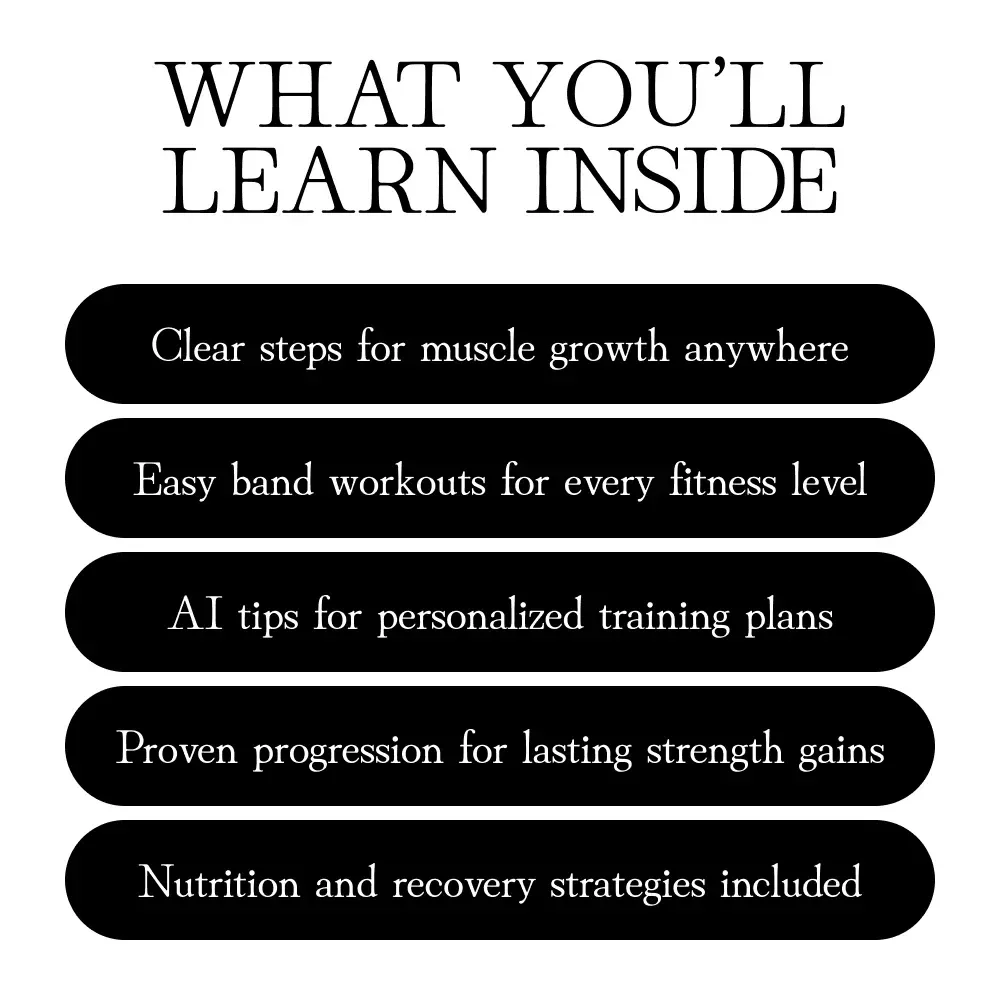 Build Muscle Anywhere with Resistance Bands | Digital Fitness Guide for Strength Training