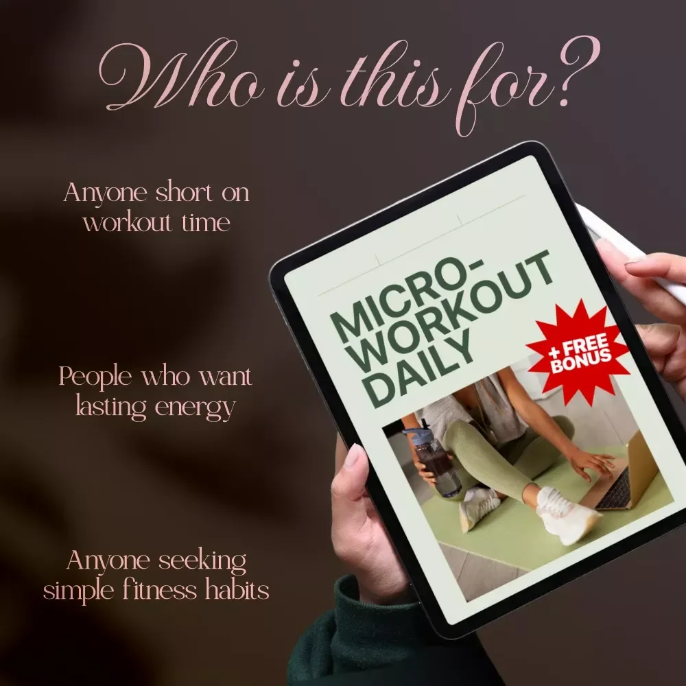 Micro-Workout Daily | Digital Fitness Guide for Busy People | 5-Minute Workouts, Quick Routines & Everyday Energy Boost