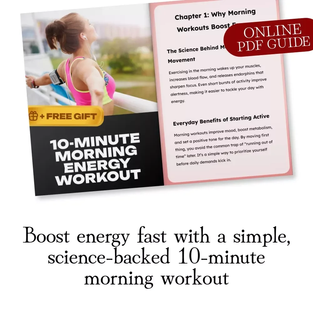 10-Minute Morning Energy Workout | Digital Guide for Daily Motivation, Quick Fitness, and Lasting Wellness Routine