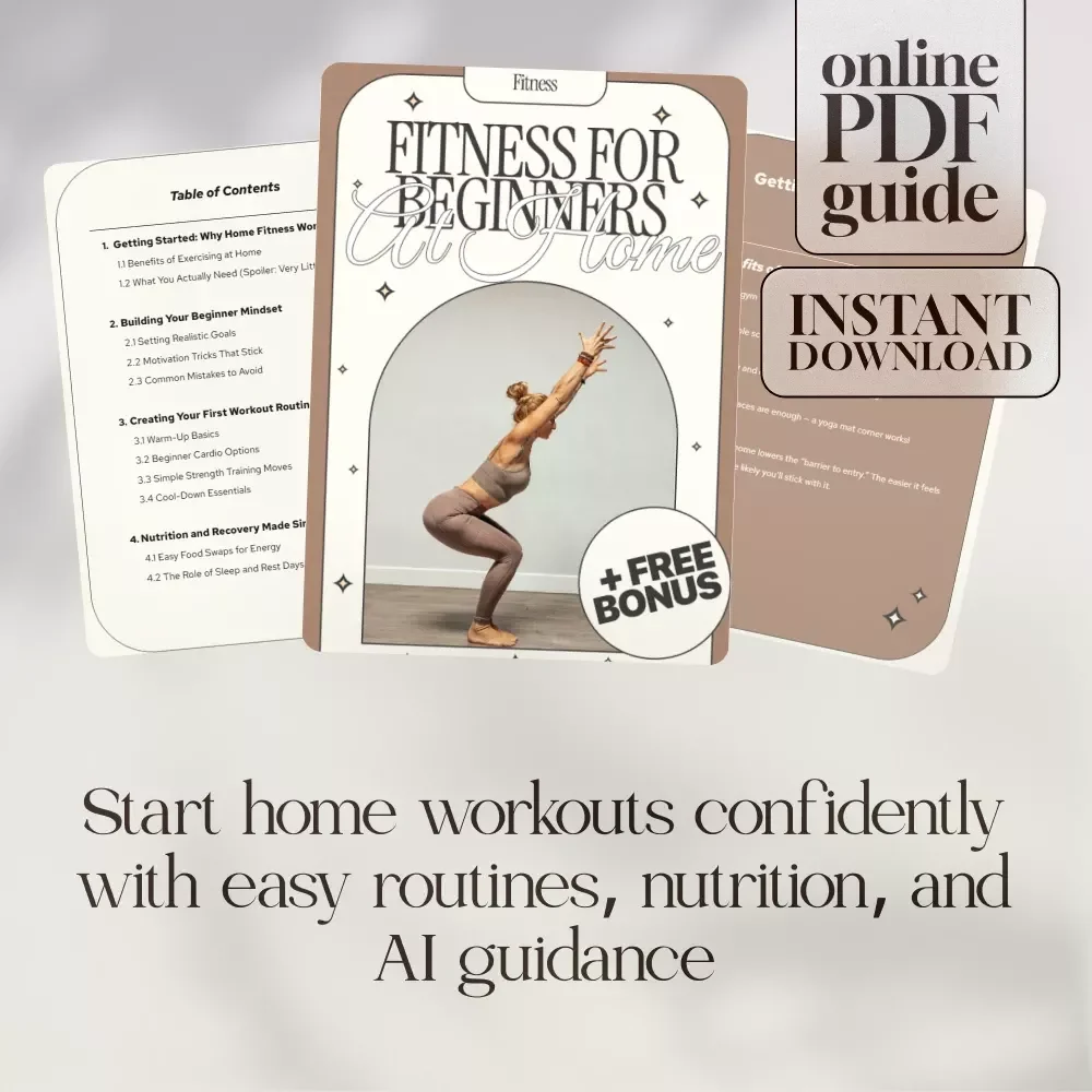 Fitness for Beginners at Home: The Ultimate eBook Guide to Easy Workouts, Simple Nutrition, and Beginner-Friendly Home Fitness for Beginners at Home