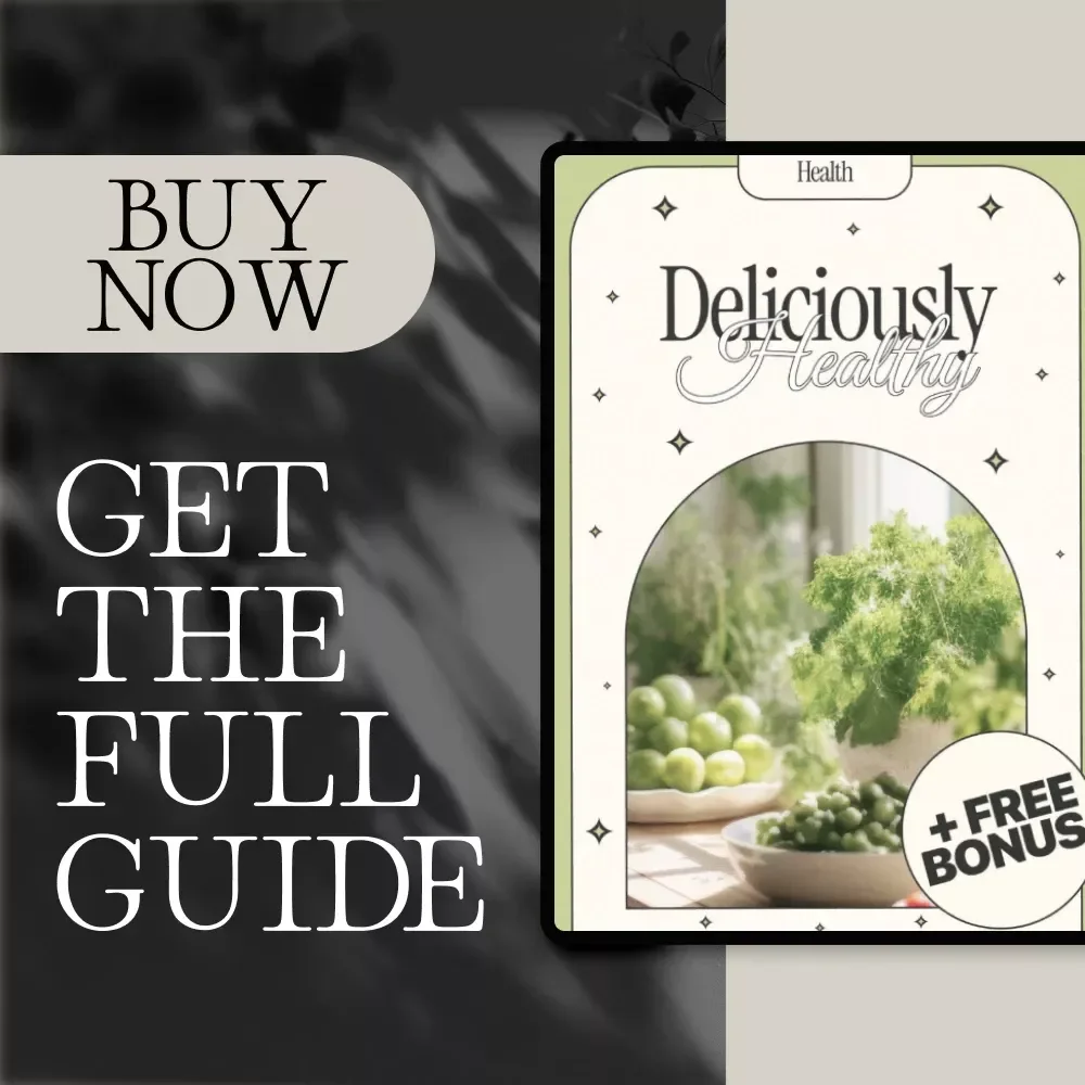 Deliciously Healthy | eBook for Clean Eating, Balanced Meals, Healthy Recipes, Meal Prep, AI Meal Planning, Digital Download Wellness Guide