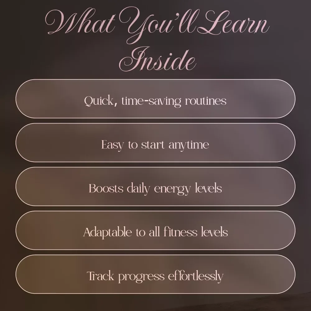 Micro-Workout Daily | Digital Fitness Guide for Busy People | 5-Minute Workouts, Quick Routines & Everyday Energy Boost