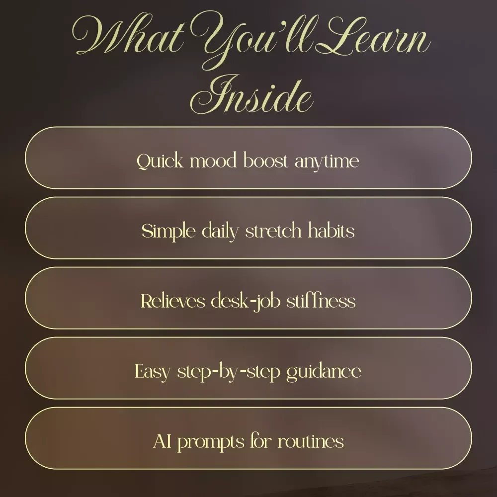 Stretching Feels Amazing | Why Does Stretching Feel Good? Digital Guide for Relaxation, Mood & Energy