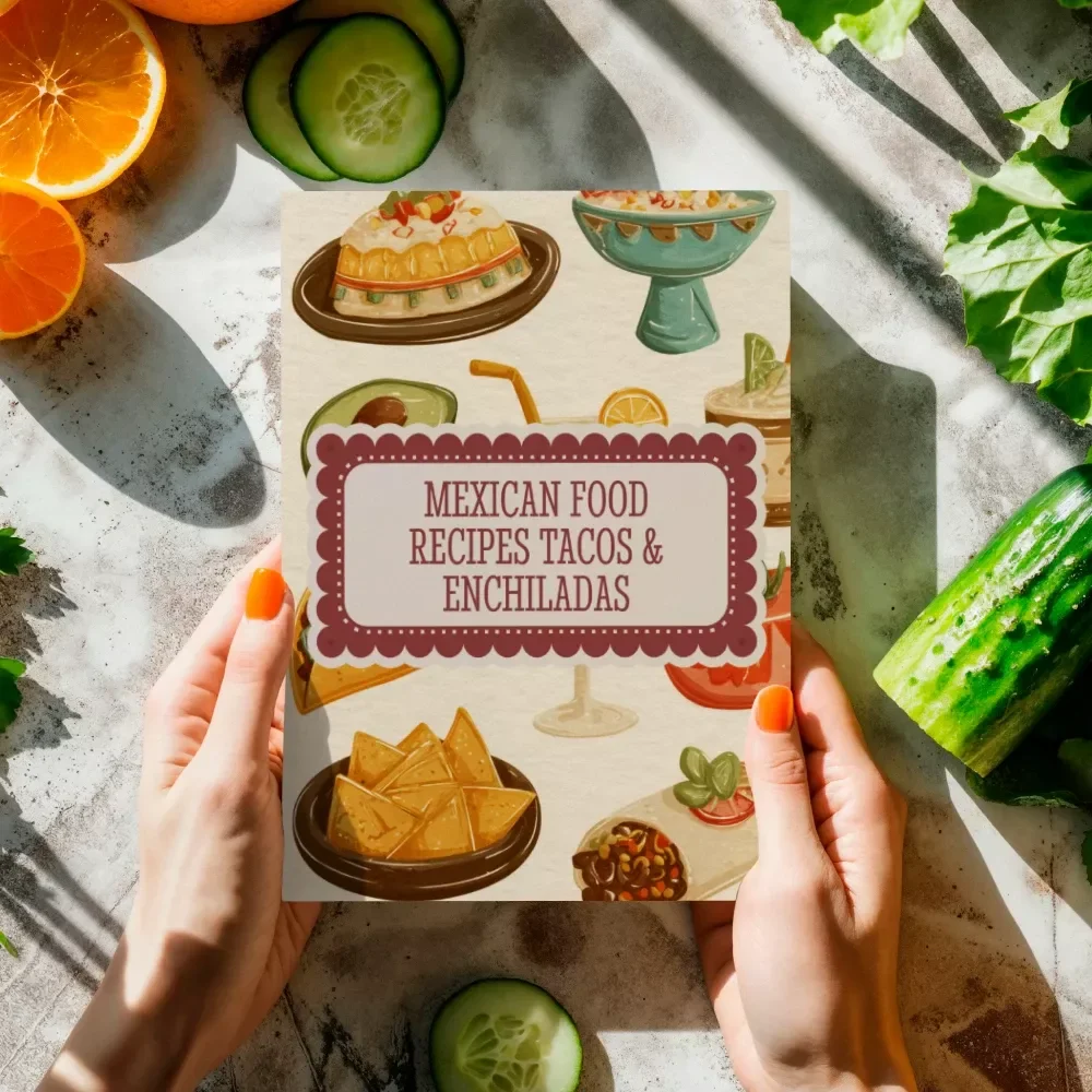 Mexican Food Recipes Tacos & Enchiladas | Authentic Mexican eBook | Digital Download Guide for Traditional & Modern Recipes