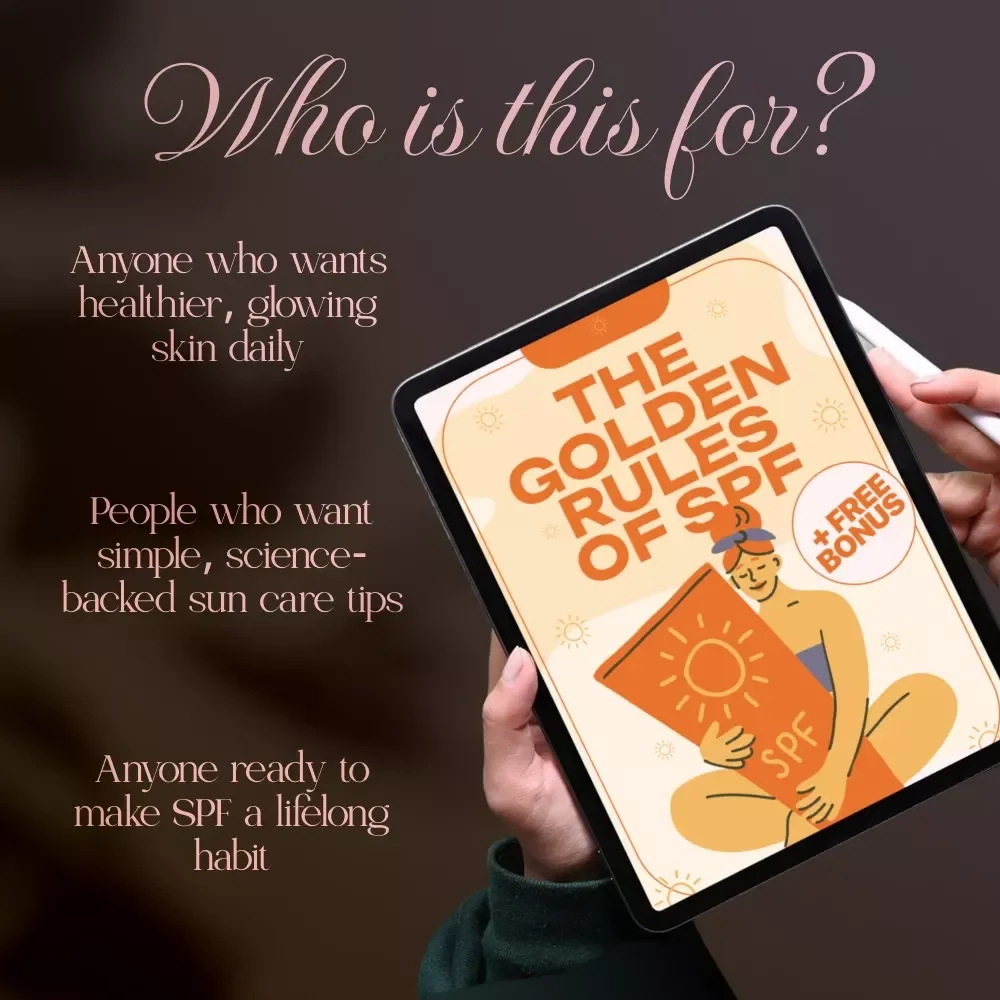 The Golden Rules of SPF | Digital eBook Guide on Sunscreen, Skincare, Anti-Aging, and Sun Protection